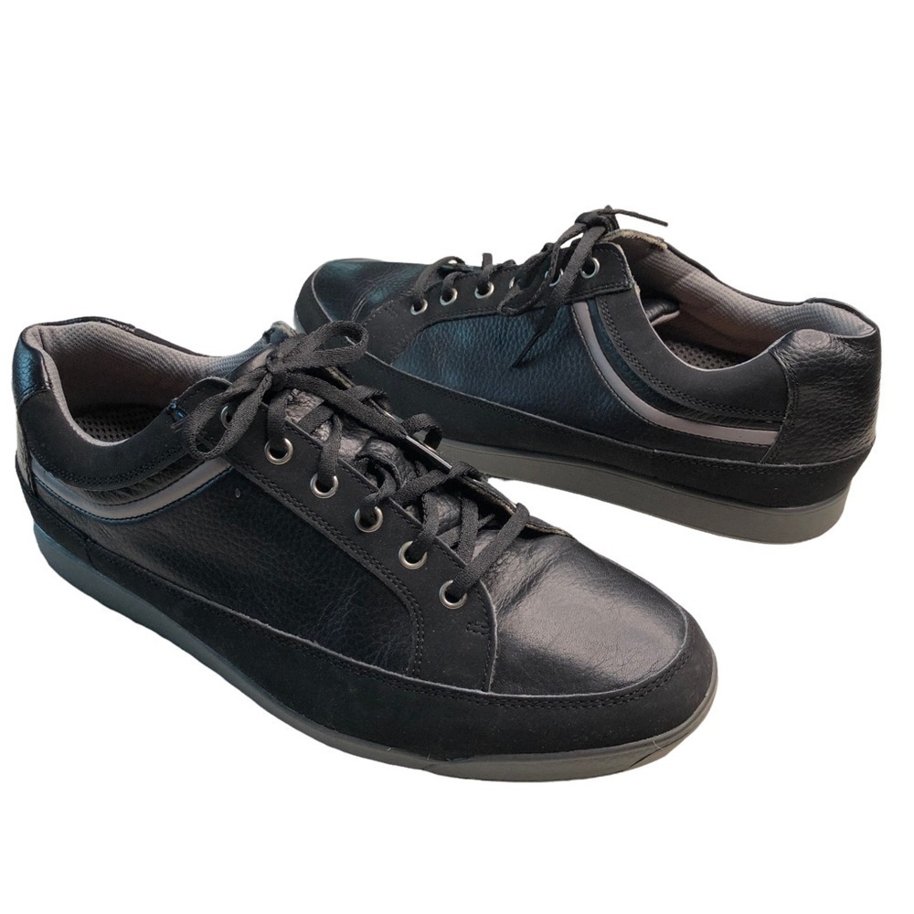 FootJoy Contour Casual Spike-less Black Leather Golf Shoes